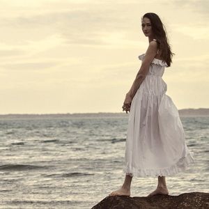 Dôen Vita Dress in Powder XS.